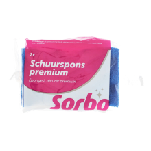 4X Sorbo Schuurspons Premium 2 stuks