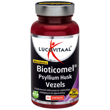 2+3 Gratis: Lucovitaal Psyllium Husk Vezels Bioticomel 60 capsules