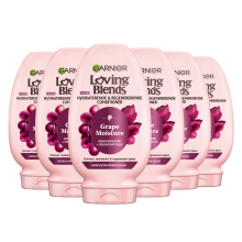 6X Garnier Loving Blends Grape Moisture Conditioner 250 ml