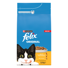 Felix Original Kattenvoer Droog Adult Kip & Kalkoen 1,5 kg