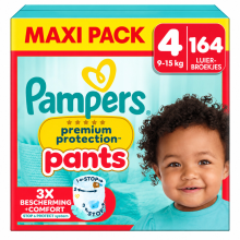 2X Pampers Premium Protection Luierbroekjes Maat 4 (9 15kg) 82 stuks