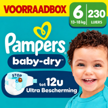 5X Pampers Baby Dry Luiers Maat 6 (13 18 kg) 46 stuks