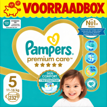 4X Pampers Premium Care Luiers Maat 5 (11 16 kg) 58 stuks