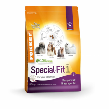 3X Fokker Special Fit 1 Hondenvoer Kip 2,5 kg