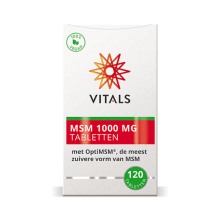 2X Vitals Msm 1000mg 120 tabletten