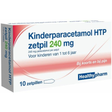 Boots Health & Beauty Healthypharm Paracetamol Kind 240 mg 10 stuks