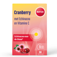 4X Roter Cranberry Vitamine C en Echinacea 30 tabletten