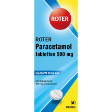 Leidapharm Roter Paracetamol 500 mg 50 tabletten