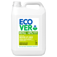 4X Ecover Afwasmiddel Citroen & Aloe Vera 5000 ml