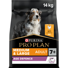 Pro Plan Hondenvoer Droog Adult 7+ Medium & Large Nutrition Kip 14 kg