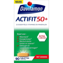 4X Davitamon Actifit 50+ 90 tabletten