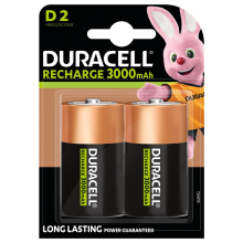2X Duracell Oplaadbare Batterijen Ultra D 2 stuks