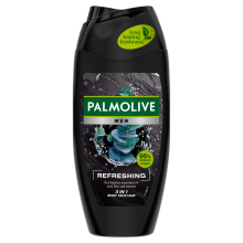 6X Palmolive Men 3 in 1 Body Face Hair Refreshing Etherische Eucalyptusolie Zeezoutextract 250 ml