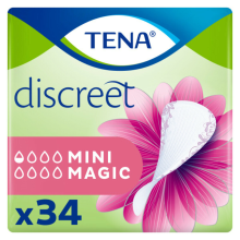 6X TENA Discreet Mini Magic 34 stuks
