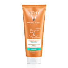 2X Vichy Capital Soleil Beach Protect Hydraterende Zonnebrand Melk SPF50+ 300 ml