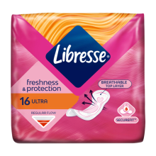 16X Libresse Maandverband Ultra Regular 16 stuks