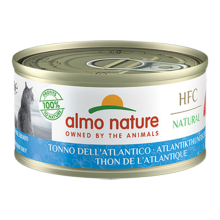 24X Almo Nature HFC Natural Kattenvoer Nat Atlantische Tonijn 70 gr