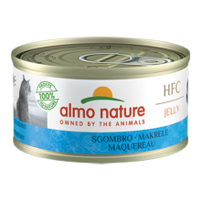 48X Almo Nature HFC Kattenvoer Nat in Gelei Makreel 70 gr