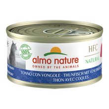 24X Almo Nature HFC Natural Kattenvoer Nat Tonijn & Mosselen 70 gr