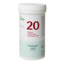 2X Pfluger Schussler Zout nr 20 Kalium Aluminium Sulfuricum D6 400 tabletten