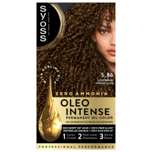 3X Syoss Oleo Intense Haarverf 5 86 Lichtbruin