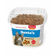 6X Sanal Denta Cup Kattensnoepjes 75 gr