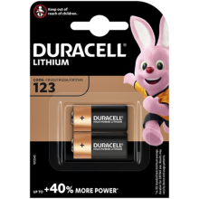 10X Duracell Ultra Foto Batterij 123 2 stuks
