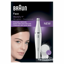 5X Braun Gezichtsepilator en Reinigingsborstel Face 810
