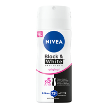 3X NIVEA Deodorant Spray Invisible For Black & White 100 ml