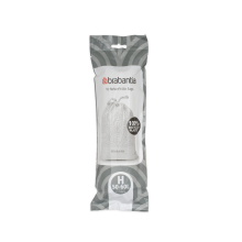 Brabantia PerfectFit Vuilniszak met Trekbandsluiting Code H 50 60 Liter 10 zakken