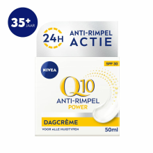 2X NIVEA Q10 Dagcrème Anti Rimpel Power SPF 30 50 ml