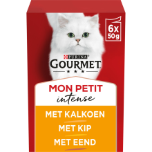 8X Gourmet Mon Petit Gevogelte 6 x 50 gr
