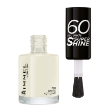 Rimmel London 1+1 gratis: Rimmel Nagellak 60 Seconds SuperShine 703 White Hot Love 8 ml