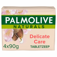 18X Palmolive Tabletzeep Naturals Amandel Melk 4x 90 gr