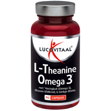 3X Lucovitaal L theanine Omega 3 90 capsules