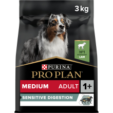 4X Pro Plan Hondenvoer Droog Adult Medium Sensitive Digestion Lam 3 kg