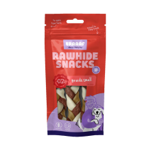 Braaaf Hondensnack Twister Vlecht Klein 12 cm 80 gr