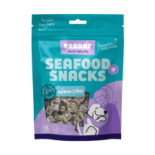 8X Braaaf Hondensnack Cubes Zalmhuid 70 gr
