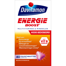 4X Davitamon Energie Boost Bosvruchten 40 kauwtabletten