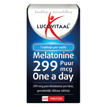 3X Lucovitaal Melatonine Puur 0.299Mg 500 tabletten
