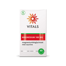 2X Vitals Magnesium Bisglycinaat met Taurine 100 mg 60 tabletten
