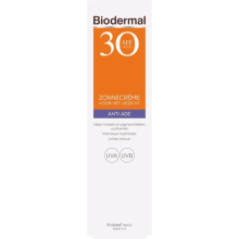 3X Biodermal Zonnecrème Gezicht Anti Age SPF30 40 ml