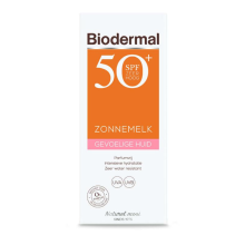 2X Biodermal Gevoelige Huid Zonnemelk SPF 50+ 200 ml