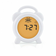 Alecto BC 100 Slaaptrainer Nachtlamp Wekker Wit