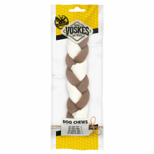 10X Voskes Hondensnack Twist Duo Run Wit   Bruin M
