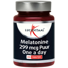 3X Lucovitaal Melatonine Puur 0,299mcg 200 tabletten