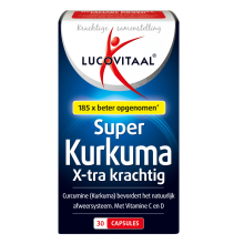 2+3 Gratis: Lucovitaal Super Kurkuma X tra Krachtig 30 capsules