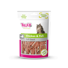20X Truly Cat Snacks Kip & Vis 50 gr