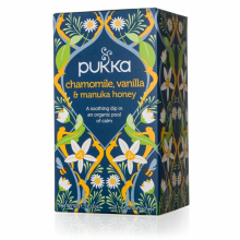 4X Pukka Biologische Thee Chamomile Vanilla Manuka Honey 20 stuks