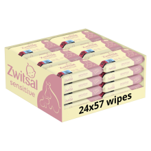 Zwitsal Billendoekjes Sensitive Voordeelverpakking 24x57= 1368 stuks